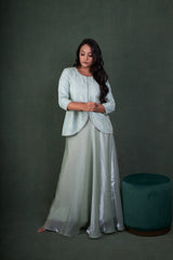 Glacial Pearl Jacket & Skirt