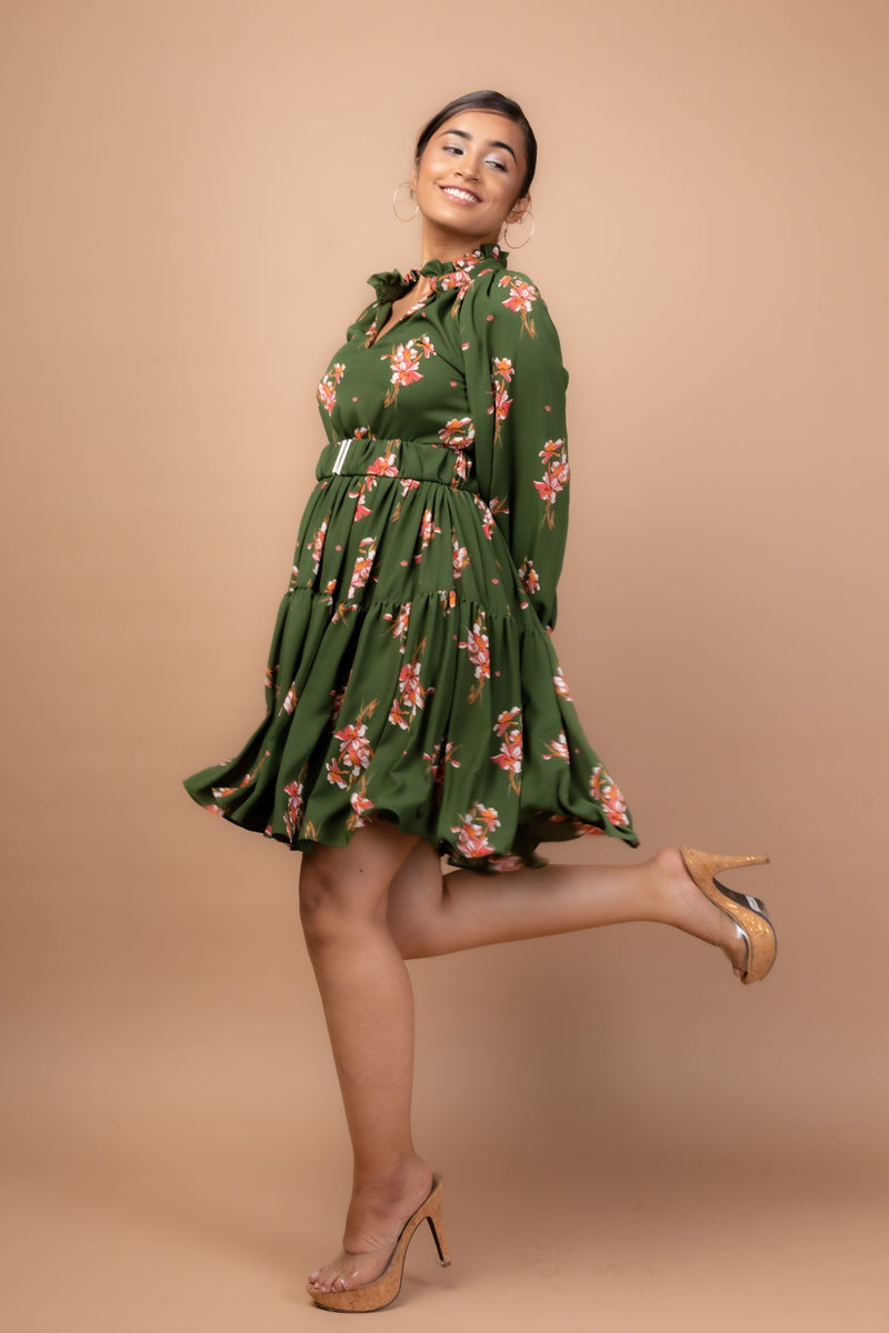 Floral Rhyne Dress