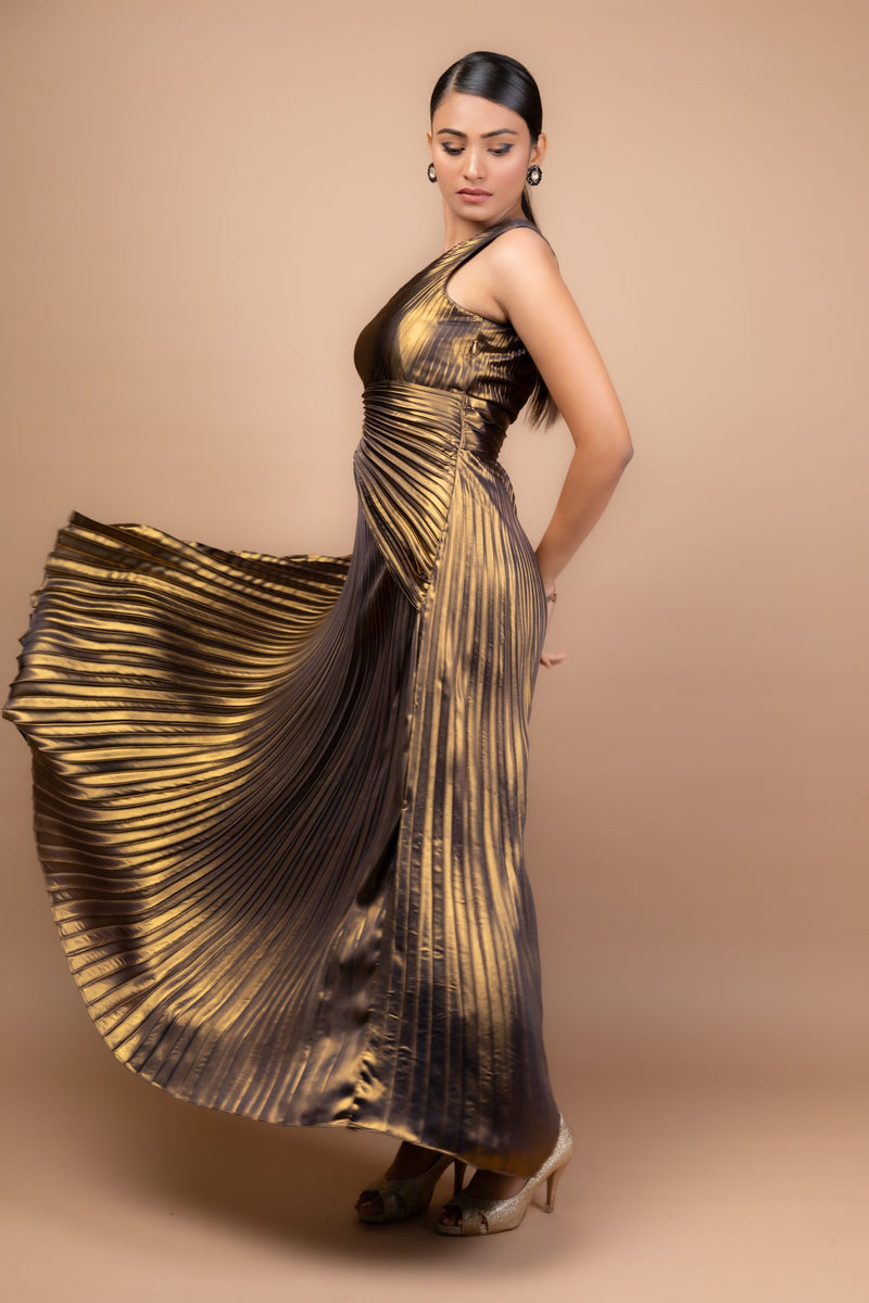 Pleated Empress Dress