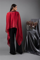 Ruby Ombre Cape with Pants