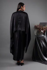 Onyx Cape and Drape Skirt Set