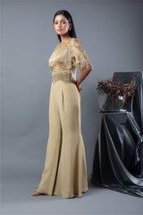 Amber String Blouse with Flare Pants