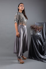 Celestial String Blouse and Dhoti Set